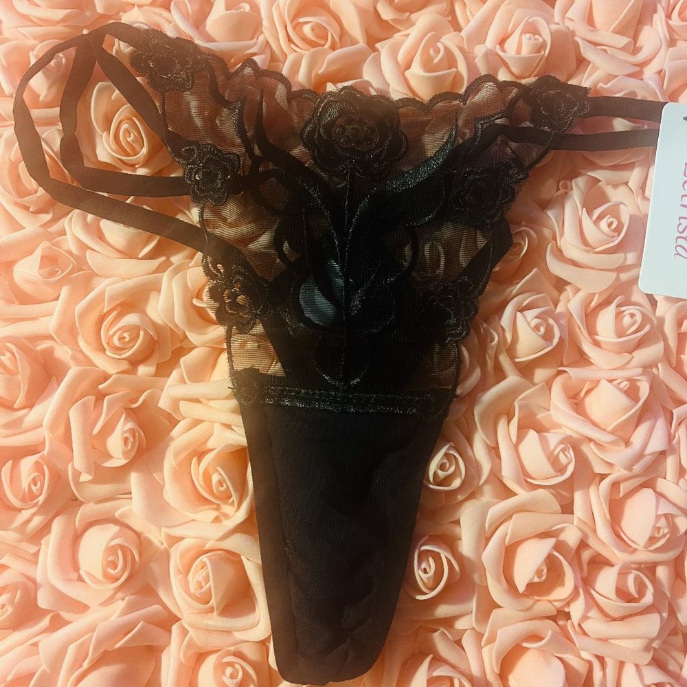 Black 2 Strap Panties